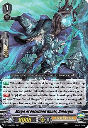 Mage of Entwined Roots, Amergin (V-PR0230EN) - V Promo Cards