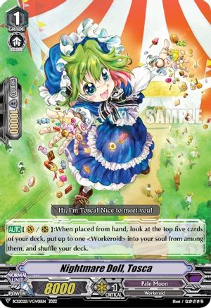 Nightmare Doll, Tosca (BCS2022/VGV01EN) - Bushiroad Event Cards