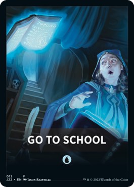 Go to School Theme Card [J22 - 12]