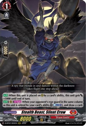 Stealth Beast, Silent Crow [D-BT07 - D-BT07/003EN]