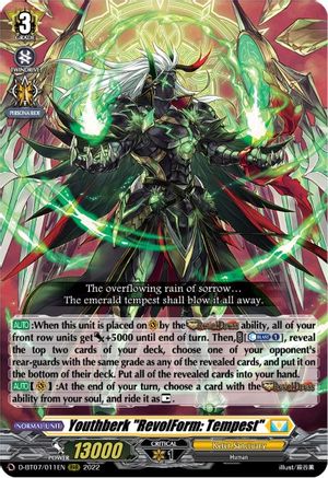 Youthberk "RevolForm: Tempest" [D-BT07 - D-BT07/011EN]