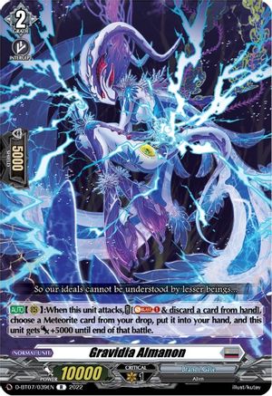Gravidia Almanon (D-BT07/039EN) - D-BT07: Raging Flames Against Emerald Storm