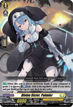 Divine Sister, Palmier (D-BT07/046EN) - D-BT07: Raging Flames Against Emerald Storm