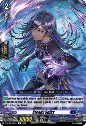 Steady Spiky (D-BT07/060EN) - D-BT07: Raging Flames Against Emerald Storm