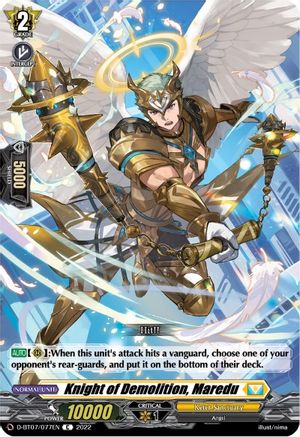 Knight of Demolition, Maredu (D-BT07/077EN) - D-BT07: Raging Flames Against Emerald Storm
