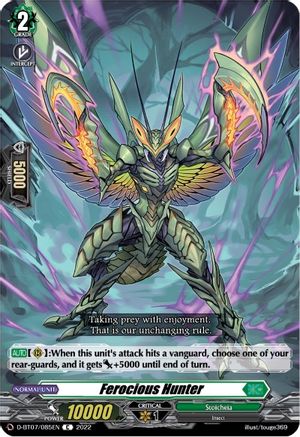 Ferocious Hunter (D-BT07/085EN) - D-BT07: Raging Flames Against Emerald Storm