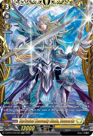 Unrivaled Heavenly Blade, Descorda (FFR) (D-BT07/FFR10EN) - Raging Flames Against Emerald Storm