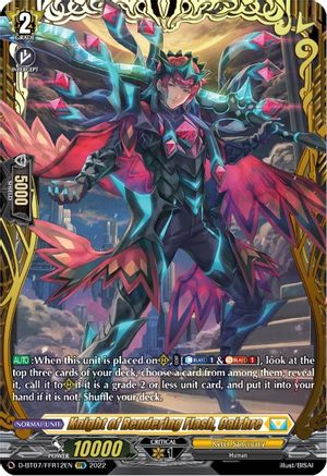 Knight of Rendering Flash, Cairbre (FFR) (D-BT07/FFR12EN) - D-BT07: Raging Flames Against Emerald Storm