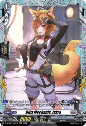 Blitz Mechanic, Iskra (FR) (D-BT07/FR16EN) - Raging Flames Against Emerald Storm