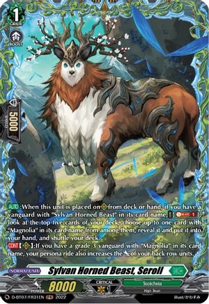 Sylvan Horned Beast, Seroll (FR) (D-BT07/FR31EN) - D-BT07: Raging Flames Against Emerald Storm