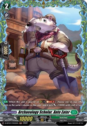 Archaeology Scholar, Ante Ealter (FR) (D-BT07/FR33EN) - Raging Flames Against Emerald Storm