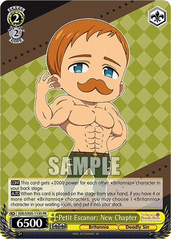 Petit Escanor: New Chapter (Foil) [SDS - SDS/SX05-113S PR]