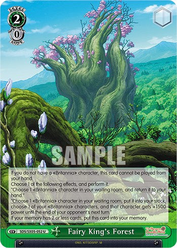 Fairy King's Forest [SDS - SDS/SX05-052 U]
