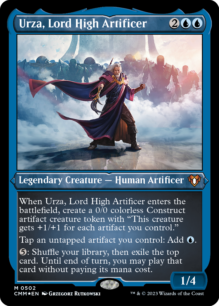 Urza, Lord High Artificer (Foil Etched) [CMM - 502]
