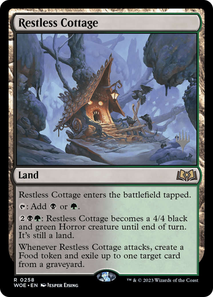 Restless Cottage (PPWOE-258) - Wilds of Eldraine Promos Foil