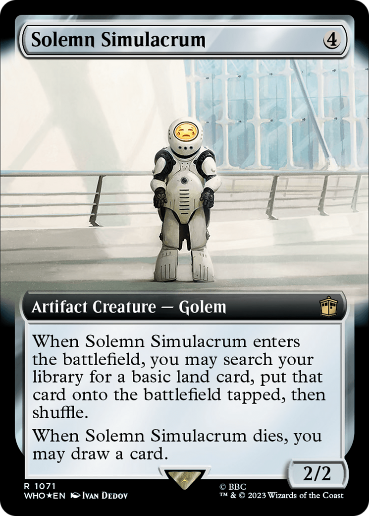 Solemn Simulacrum (Extended Art) (Surge Foil) [WHO - 1071]