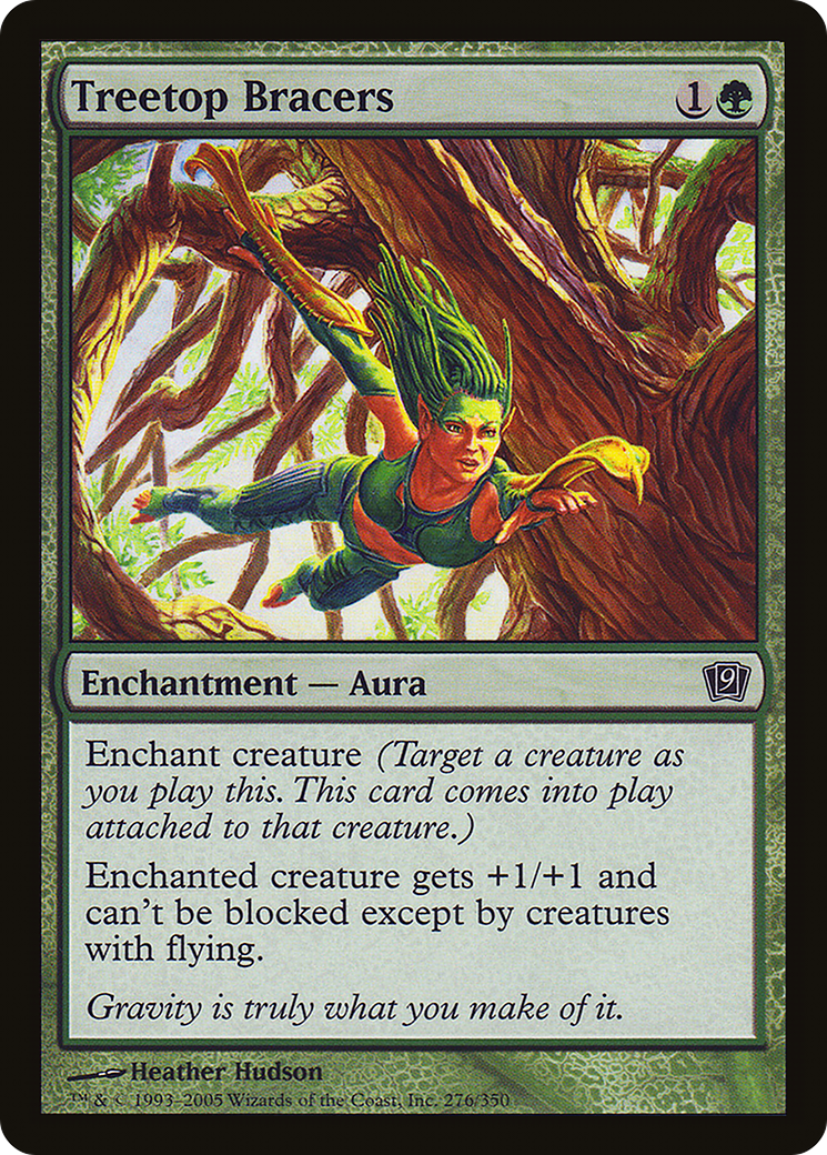 Treetop Bracers (9ED-276) - 9th Edition Foil