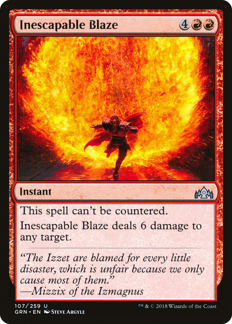 Inescapable Blaze [GRN - 107]