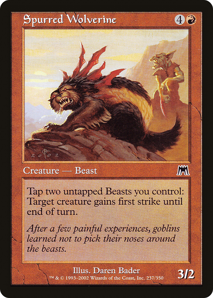 Spurred Wolverine [ONS - 237]