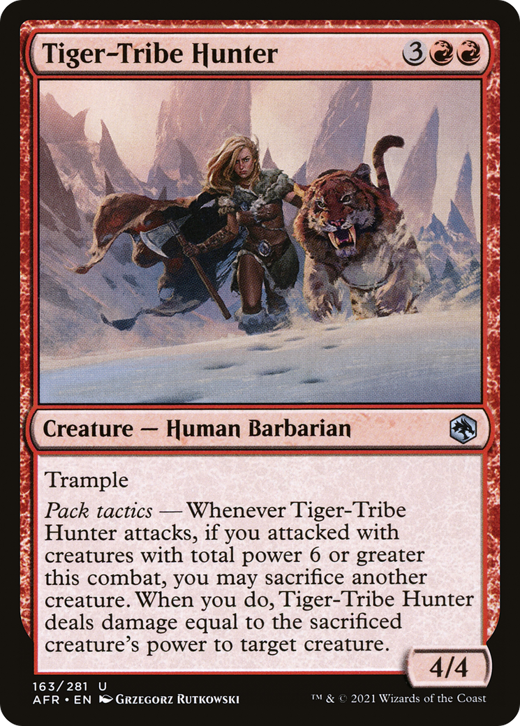 Tiger-Tribe Hunter [AFR - 163]