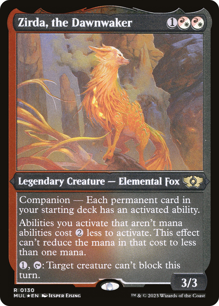 Zirda, the Dawnwaker (Foil Etched) [MUL - 130]