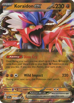 Koraidon ex - 125/198 [SVI - 125/198]