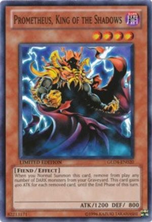 Prometheus, King of the Shadows (GLD4-EN020) - Gold Series 4: Pyramids Edition Limited