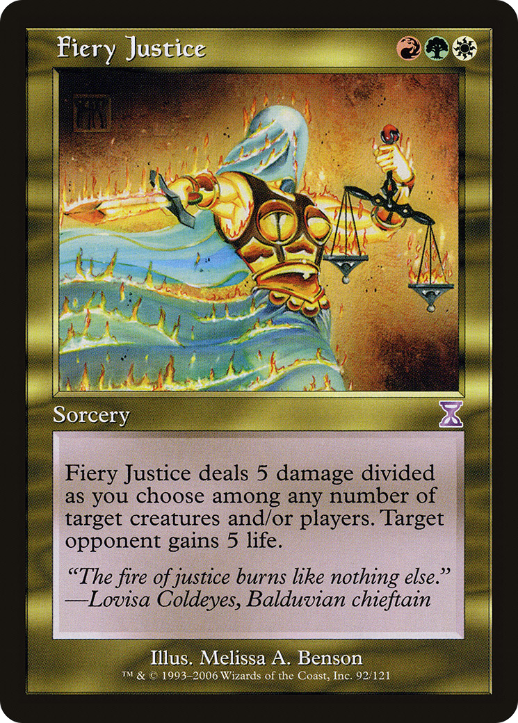 Fiery Justice [TSB - 92]