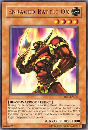 Enraged Battle Ox (IOC-EN070) - Invasion of Chaos (Worldwide English) Unlimited