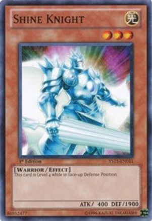 Shine Knight (YS11-EN011) - Starter Deck: Dawn of the Xyz 1st Edition