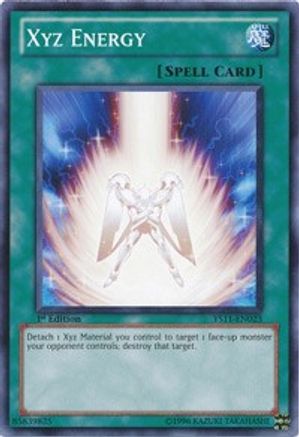 Xyz Energy (YS11-EN023) - Starter Deck: Dawn of the Xyz 1st Edition