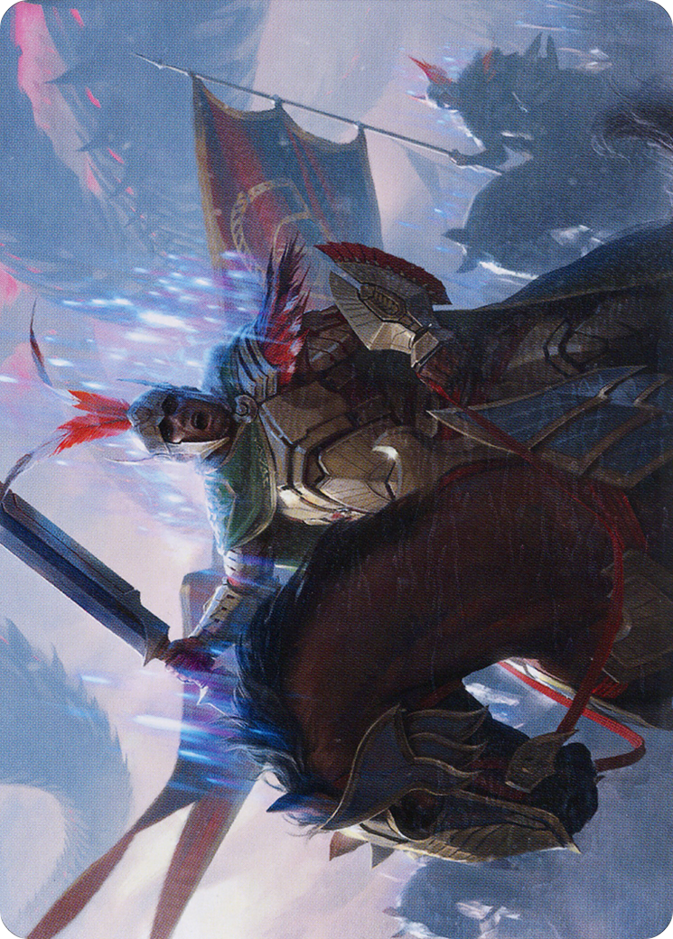 Marshal of Zhalfir // Marshal of Zhalfir (AMOM-050) - March of the Machine Art Series (Borderless) Foil