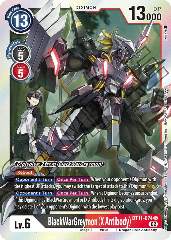 BlackWarGreymon (X Antibody) [BT11 - BT11-074 SR]