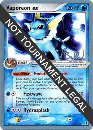 Vaporeon ex - 2006 (Jimmy Ballard) [WCD - 110/113]