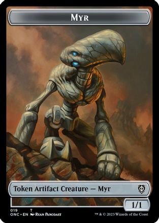 Myr // Thopter Double-Sided Token [ONC - 19 // 21]