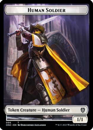 Human Soldier // Elephant Double-Sided Token [ONC - 6 // 14]