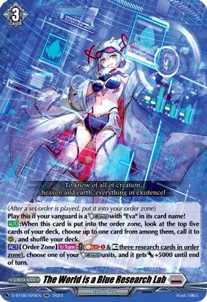 The World is a Blue Research Lab (D-BT08/025EN) - D-BT08: Minerva Rising