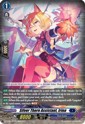 Silver Thorn Assistant, Irina (D-BT08/067EN) - D-BT08: Minerva Rising
