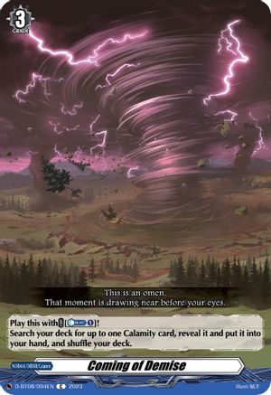 Coming of Demise (D-BT08/094EN) - Minerva Rising