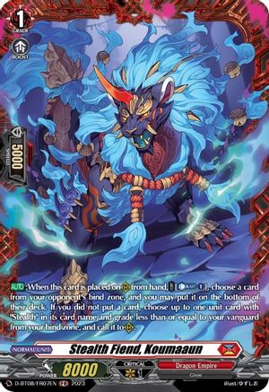 Stealth Fiend, Koumaaun (FR) (D-BT08/FR07EN) - D-BT08: Minerva Rising