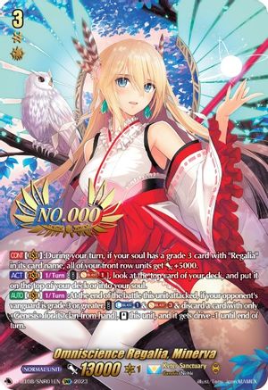 Omniscience Regalia, Minerva (SNR) (D-BT08/SNR01EN) - Minerva Rising