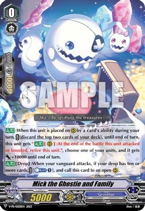 Mick the Ghostie and Family (V-PR/0255EN) - V Promo Cards