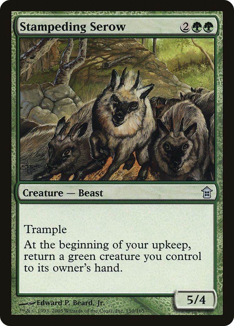 Stampeding Serow [SOK - 150]