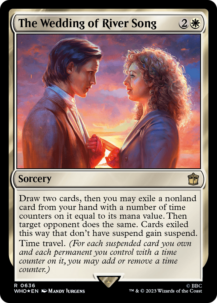 The Wedding of River Song (Surge Foil) (WHO-636) - Doctor Who Foil