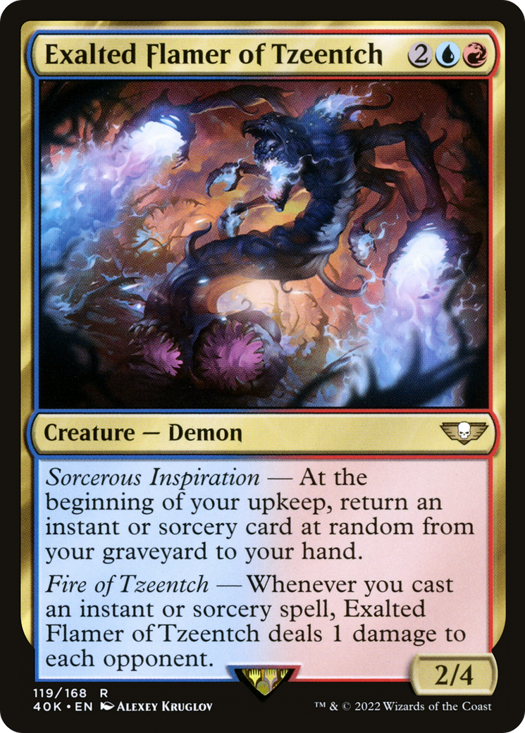 Exalted Flamer of Tzeentch [40K - 119]