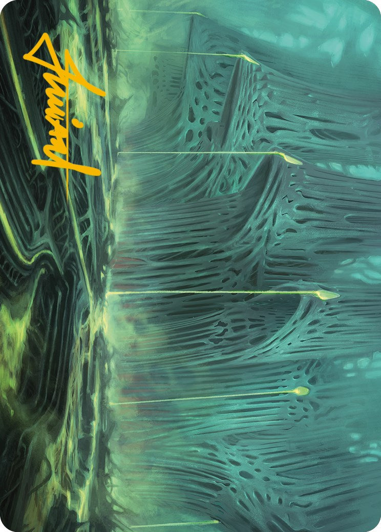 Swamp Art Card (Gold-Stamped Signature) [ASONE - 63]