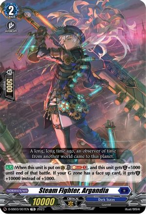 Steam Fighter, Argandia (D-SS02/007EN) - D-SS03: Stride Deckset -Chronojet-