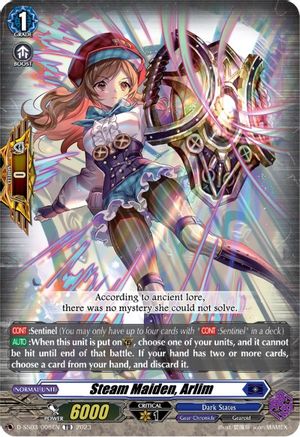 Steam Maiden, Arlim (D-SS02/008EN) - D-SS03: Stride Deckset -Chronojet-