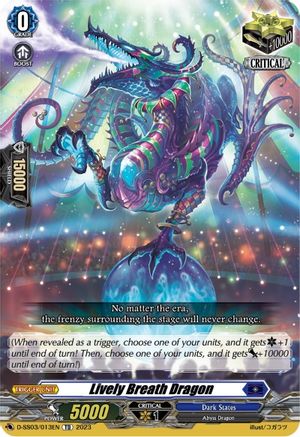 Lively Breath Dragon (D-SS03/013EN) - D-SS03: Stride Deckset -Chronojet-