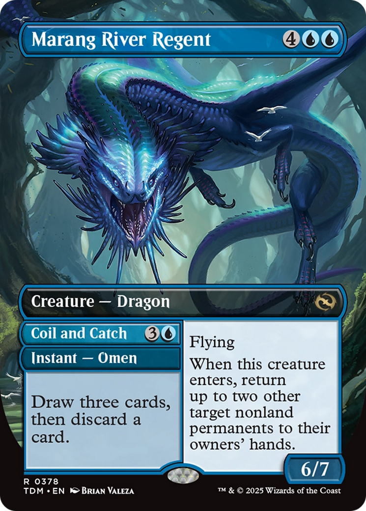 Marang River Regent (Borderless) (TDM-378) - Tarkir: Dragonstorm Foil